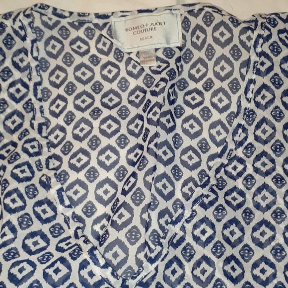 Romeo + Juliet Beach Pattern & Stripe Swim Cover S - Picture 4 of 8